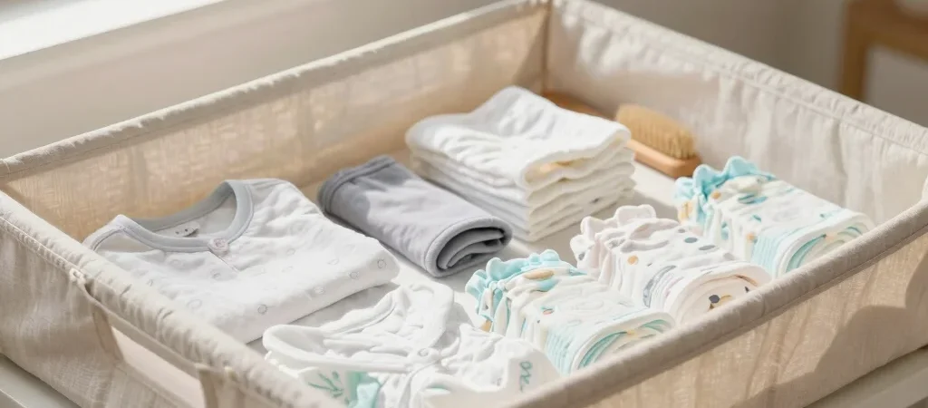 Organizadores de Fraldas e Acessórios que Simplificam o Quarto do Bebê